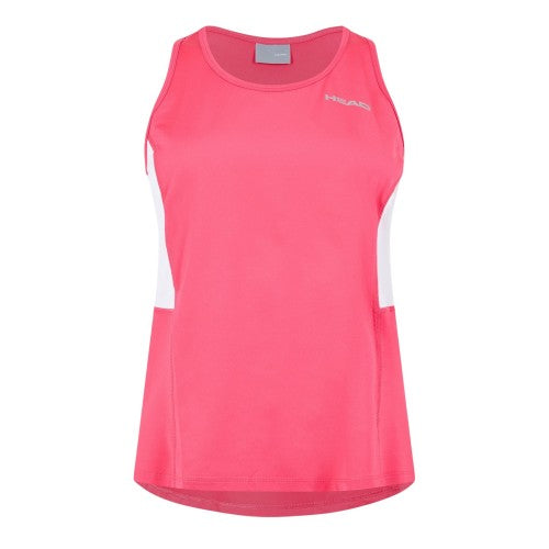 Front - Head Womens/Ladies Scoop Neck Slim Tank Top