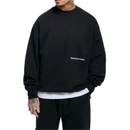 Front - Madison Kohl Mens Core Oversized Sweatshirt