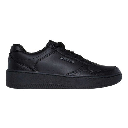 Front - Skechers Womens/Ladies Court Leather Trainers