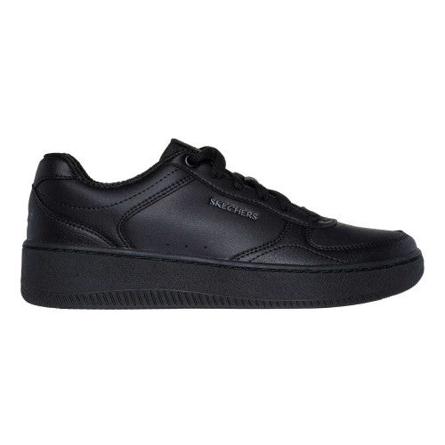 Front - Skechers Womens/Ladies Court Leather Trainers