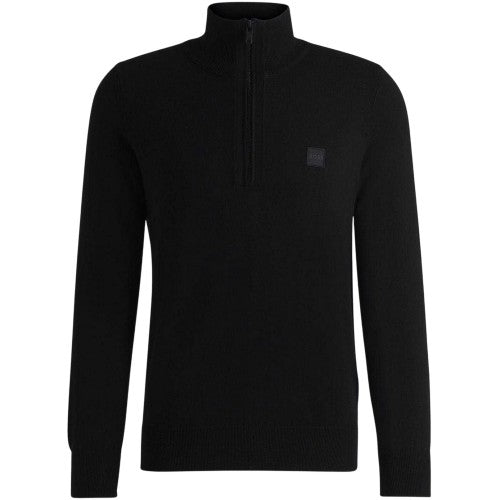 Front - Boss Mens Kanobix Quarter Zip Jumper
