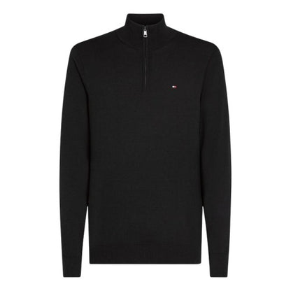 Front - Tommy Hilfiger Mens Quarter Zip Regular Jumper
