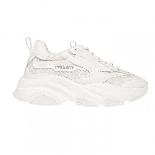 Front - Steve Madden Womens/Ladies Possession-E Chunky Platform Trainers