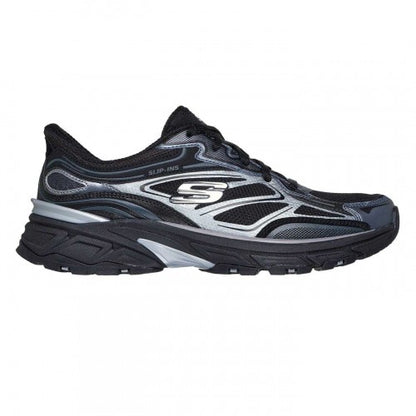 Front - Skechers Womens/Ladies Metallic Slip-In Flat Trainers