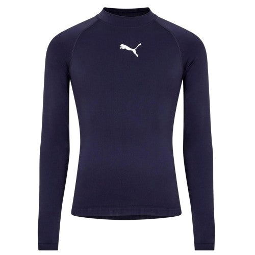 Front - Puma Mens Logo Base Layer Top