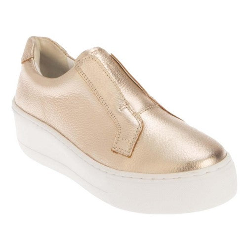Front - Dune London Womens/Ladies Ethoss Leather Platform Trainers