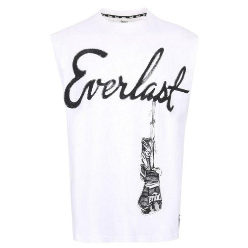 Front - Everlast Mens Graphic Print Crew Neck Tank Top