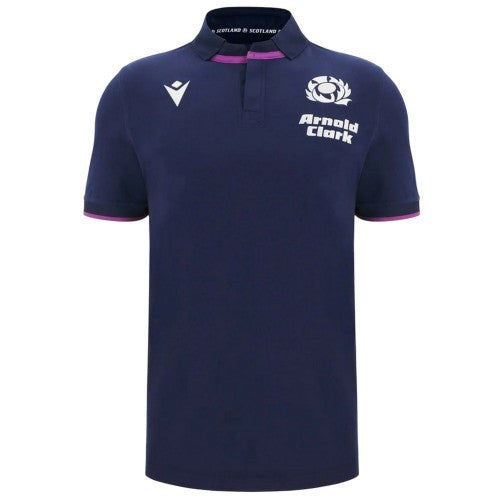 Front - Scotland RU Childrens/Kids 2025/2026 Crest Polo Shirt