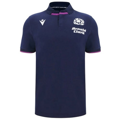 Front - Scotland RU Childrens/Kids 2025/2026 Crest Polo Shirt
