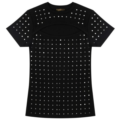 Front - Biba Womens/Ladies Glitter Regular T-Shirt