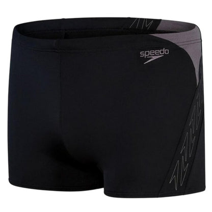 Front - Speedo Mens Hyper Boom Swimming Trunks