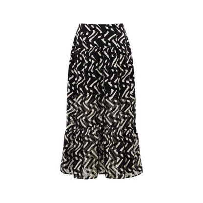 Front - French Connection Womens/Ladies Diandra Geometric Pattern Maxi Skirt