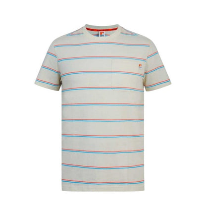Front - SoulCal Mens Striped Pocket Regular T-Shirt
