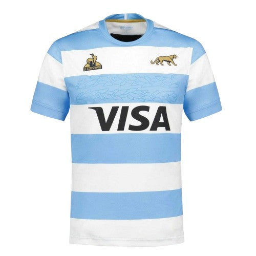 Front - Le Coq Sportif Mens 2024 Argentina Home Jersey