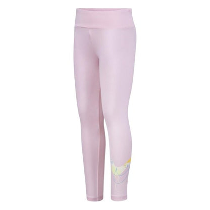 Front - Nike Girls Graphic Shaping Leggings