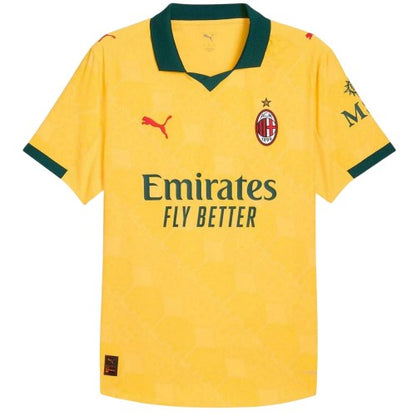 Front - AC Milan Mens Authentic 25/26 Third Jersey