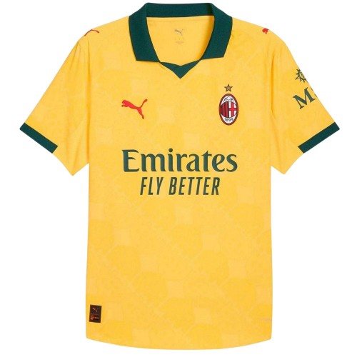 Front - AC Milan Mens Authentic 25/26 Third Jersey