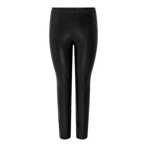Front - Only Womens/Ladies Faux Leather High Waist Leggings