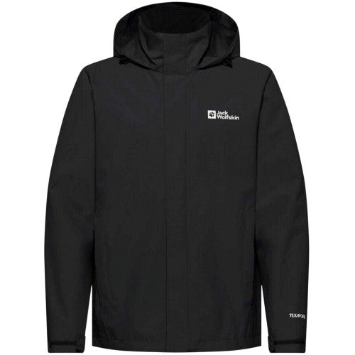 Front - Jack Wolfskin Mens Trailtime Waterproof Jacket