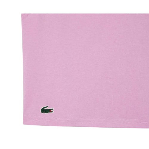Front - Lacoste Womens/Ladies Cotton Ultra Dry Sports Crop Top