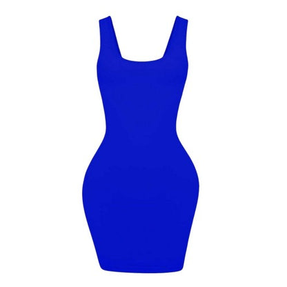 Front - Honeyz Womens/Ladies Bandage Square Neck Bodycon Dress