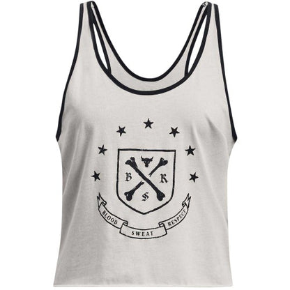 Front - Under Armour Womens/Ladies Project Rock Relaxed Fit Tank Top
