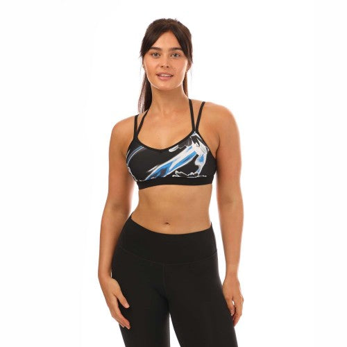 Front - Adidas Womens/Ladies Positivisea Floral Bikini Top