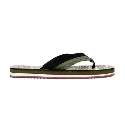 Front - Threadbare Unisex Adult Floral Pattern Flat Flip Flops