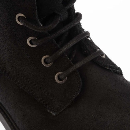 Front - Dune London Womens/Ladies Card Suede Flat Ankle Boots