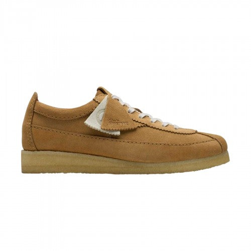 Front - Clarks Originals Mens Wallabe Tor Suede Boat Shoes