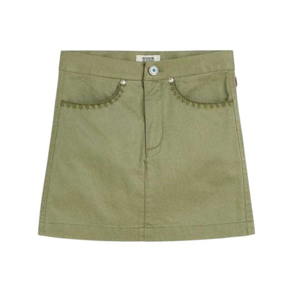 Front - Scotch And Soda Girls Twill Tailored Mini Skirt