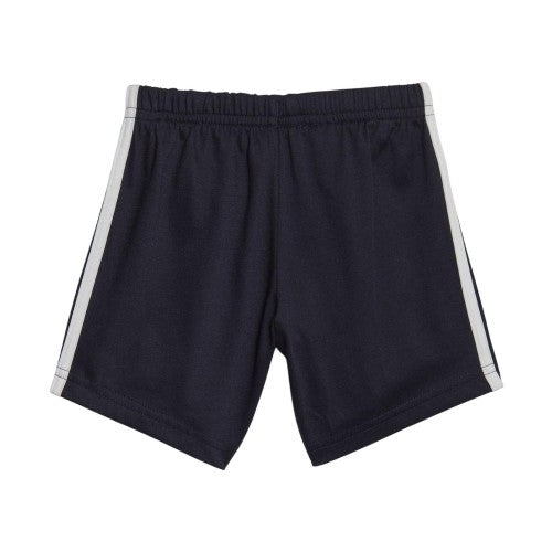Front - Adidas Baby Stripe Top & Bottom Set