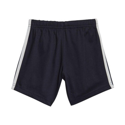 Front - Adidas Baby Stripe Top & Bottom Set