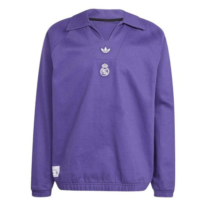 Front - Adidas Mens Real Madrid CF Sweatshirt