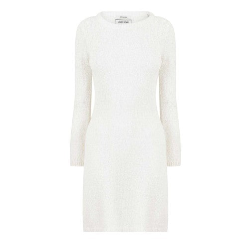 Front - Jack Wills Womens/Ladies Knitted Bell Sleeve Sweater Dress
