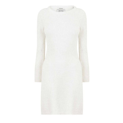 Front - Jack Wills Womens/Ladies Knitted Bell Sleeve Sweater Dress
