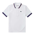 Front - Lacoste Womens/Ladies Stripe Detail UV Protection Tennis Polo Shirt