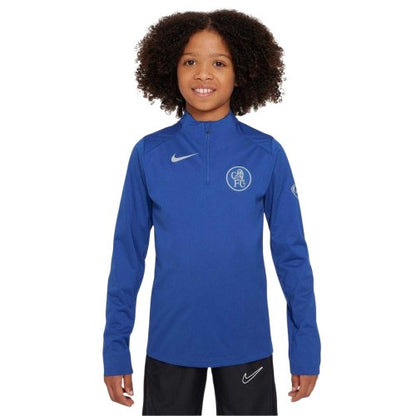Front - Nike Childrens/Kids Strike 2025/2026 Chelsea FC Drill Top
