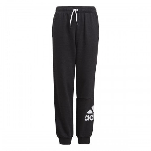 Front - Adidas Boys Essentials French Terry Jogging Bottoms