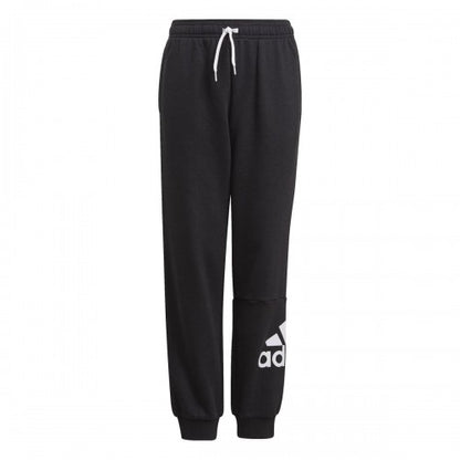 Front - Adidas Boys Essentials French Terry Jogging Bottoms