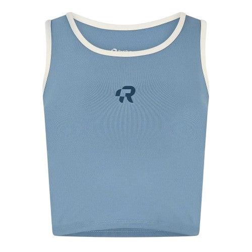 Front - Red Run Womens/Ladies Baby Logo Cropped Slim Tank Top