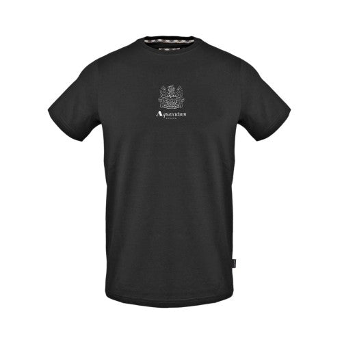Front - Aquascutum Mens Crew Neck Regular T-Shirt