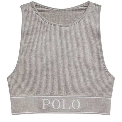 Front - Ralph Lauren Womens/Ladies Crew Neck Slim Tank Top