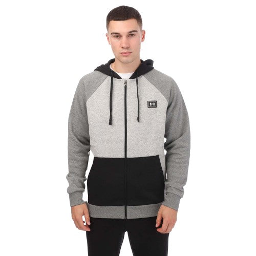 Front - Under Armour Mens Rival Fleece Jacket