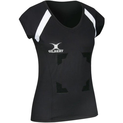 Front - Gilbert Womens/Ladies Helix Slim Rugby Shirt