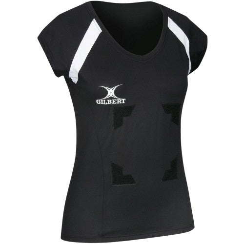 Front - Gilbert Womens/Ladies Helix Slim Rugby Shirt