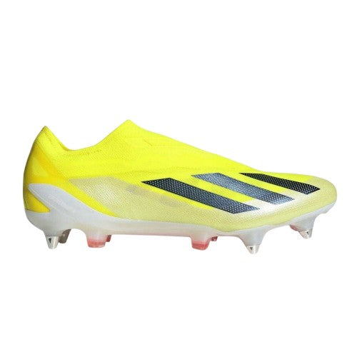Front - Adidas Mens X Crazyfast Elite Knitted Collar Soft Ground Football Boots