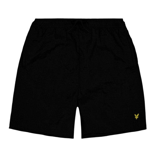 Front - Lyle & Scott Boys Crinkle Swim Shorts