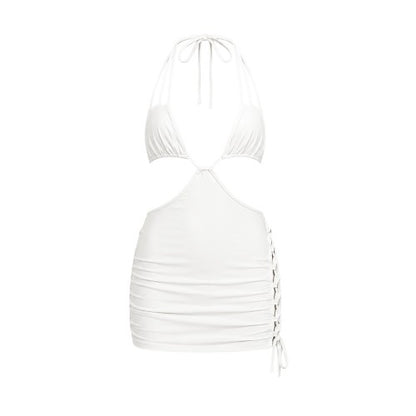 Front - Honeyz Womens/Ladies Cut Out Slim Mini Dress