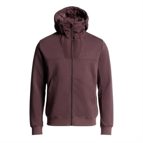 Front - Lyle & Scott Mens Logo Hybrid Jacket